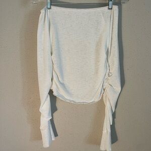 Elegant Off-Shoulder White Top